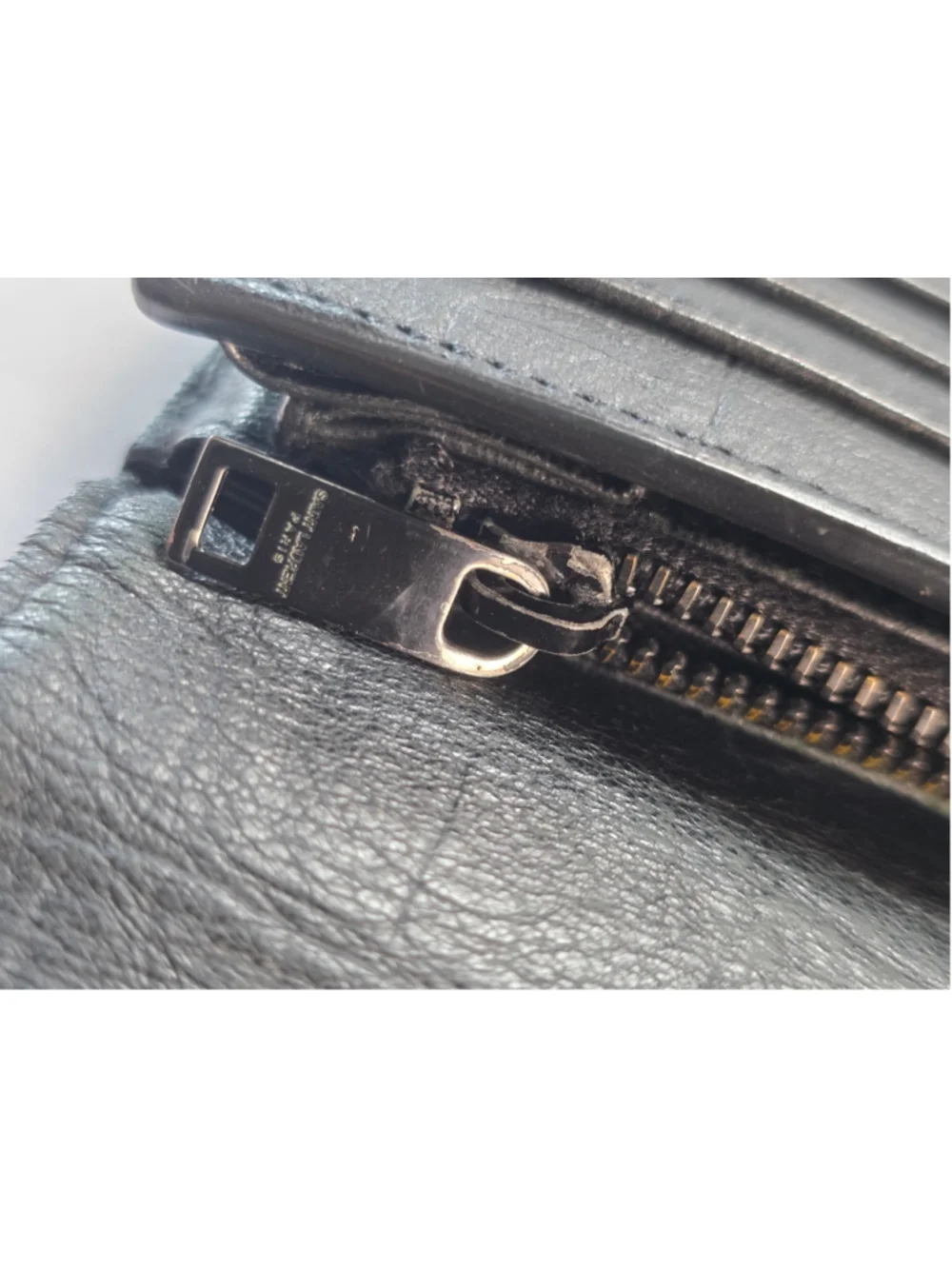 Saint Laurent YSL Black Leather Wallet